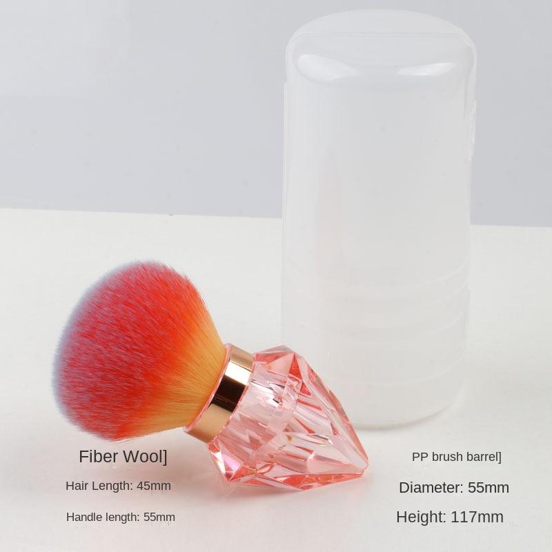 Новая модная алмазная кисть для ногтей с грибовидной головкой, большая косметическая кисть для пудры