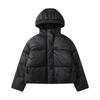 Qishki Moda Keng Ayollar Qisqa Palto Gul Kapushonli Issiq Qalinlashtirilgan Jaket