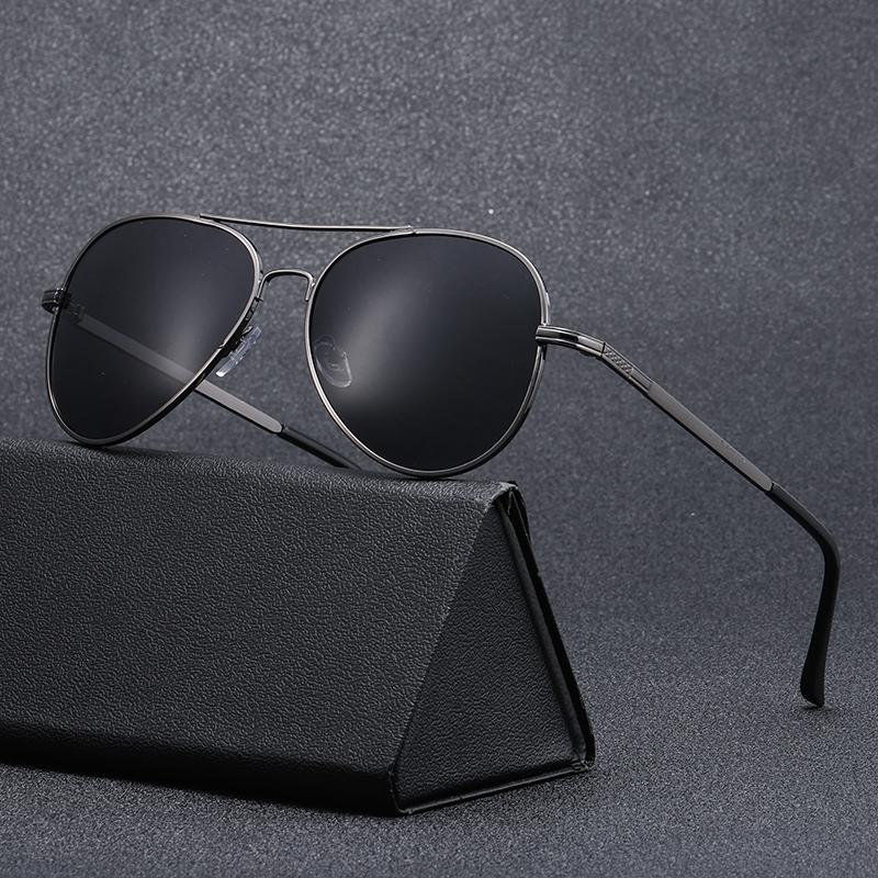 Модные солнцезащитные очки для мужчин, для вождения, путешествий, винтажные ретро-очки для женщин, солнцезащитные очки с поляризацией, металлические солнцезащитные очки с защитой от ультрафиолета Uv400