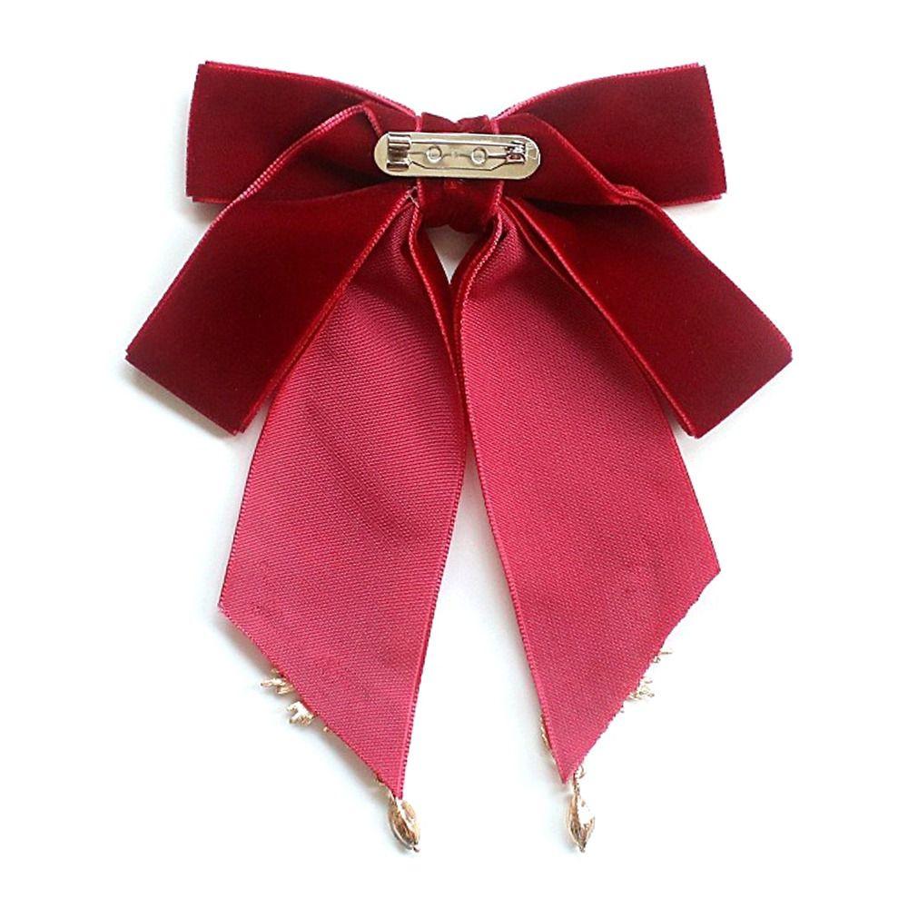 Retro Velvet Bowtie Business Collar Rhinestones Jewelry New Bowknot Necktie Women and Man