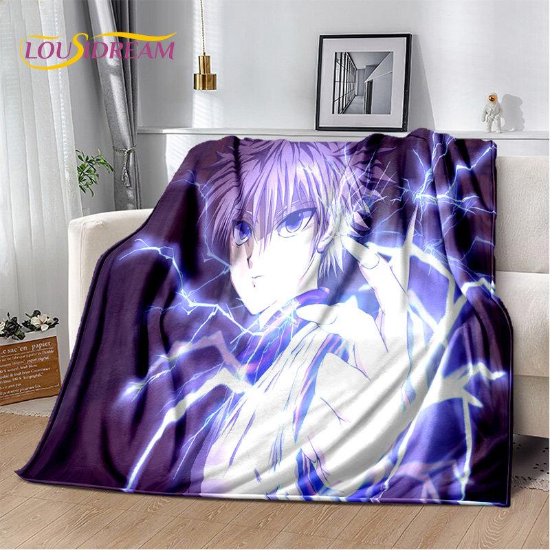 HxH аниме Hunter×Hunter Мягкое плюшевое одеяло с героями мультфильмов, фланелевое одеяло, одеяло для гостиной, спальни, кровати, дивана, чехол для пикника