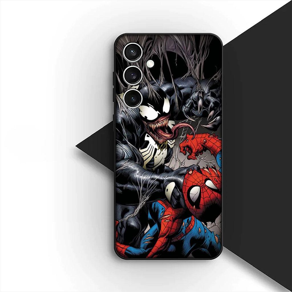 Чехол для телефона для Xiaomi Redmi 15 15C A4 A5 4G 5G 9A 9C NFC Note 9 8 9T Funda Чехол Мягкий чехол Веном Марвел Человек-паук Постер