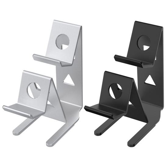 Подставка для геймпада для Switch для PS5 для PS для Xbox Подставка-держатель для геймпада Металлическая конструкция для настольной подставки для контроллера с нескользящими накладками