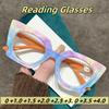 Luxury Trendy Cat Eye Protection Reading Glasses Blue Light Blocking Eye Protection Ultra Light Unisex Stylish Women Eyewear