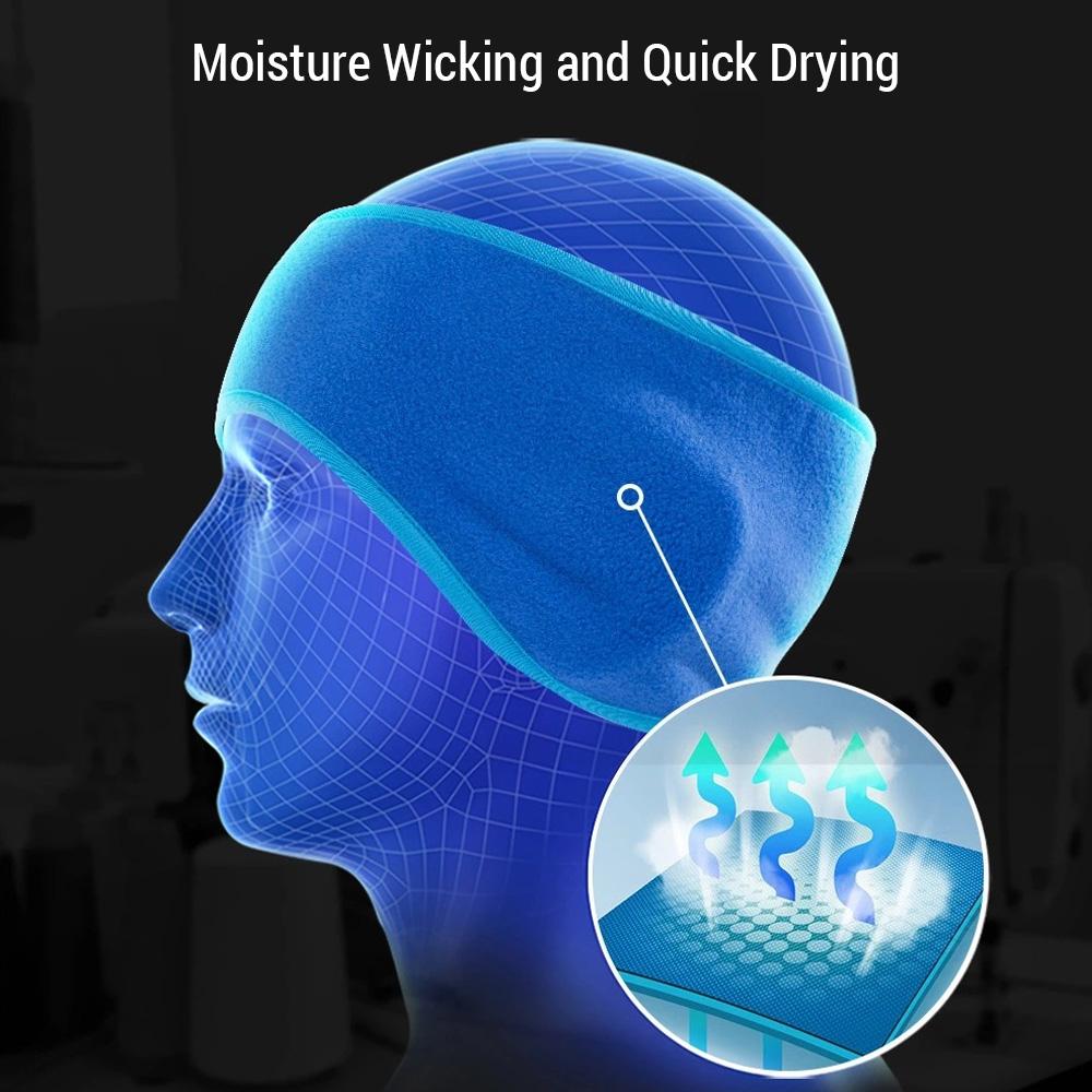 Зимняя спортивная повязка на голову, эластичная повязка на голову, теплая повязка на голову для бега, бега, пешего туризма