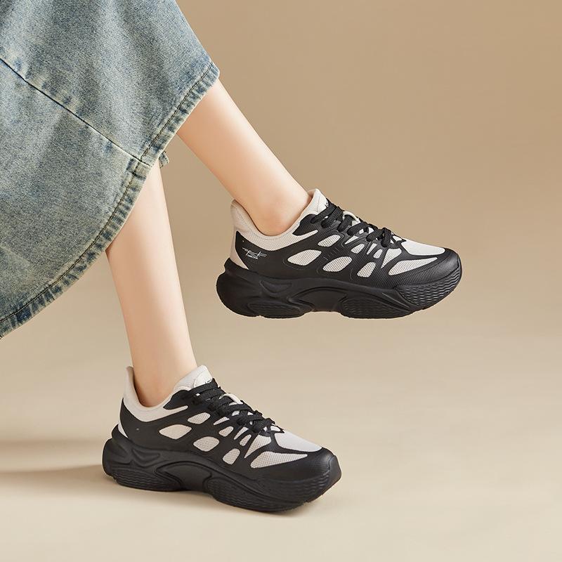 Augustine Platform Dad Shoes Women's 2025 New Summer Casual Lightweight Running Shoes Student Mesh Sports Shoes