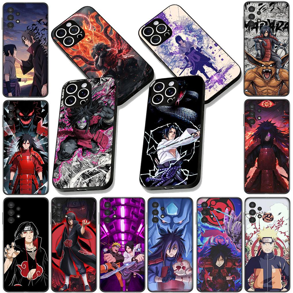 Cover for Xiaomi Redmi Note 12 11 10 Pro 10A 10C 12C 14C A4 Note12 5G Phone Case Sasuke Uchiha Madaras Narutos Itachi Akatsuki