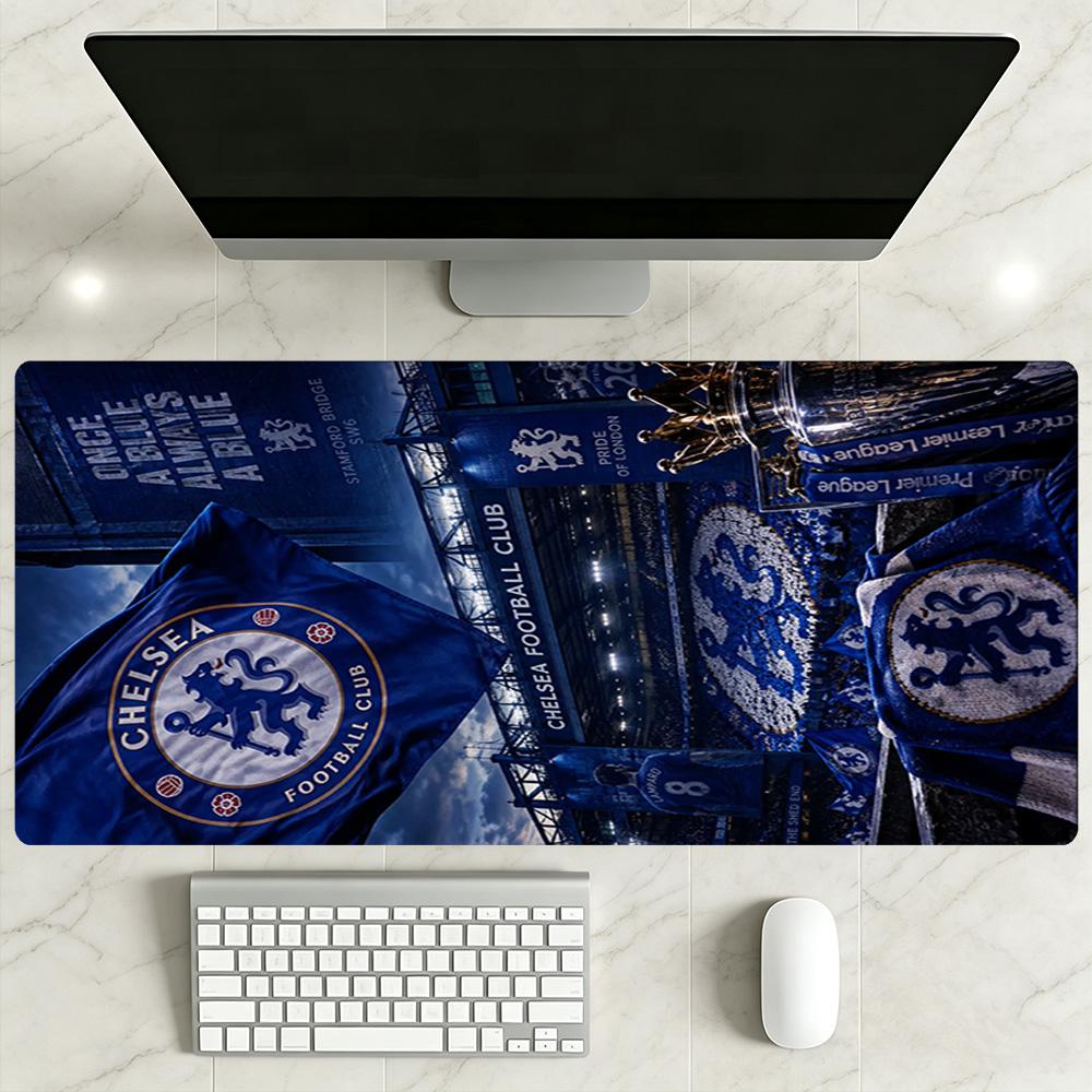 Chelsea Fc Football Player Gaming Mouse Pad Keyboard Mat Ultra-Long Desk Mat Non-Slip Rubber Bottom Perfect Gift for Gamers