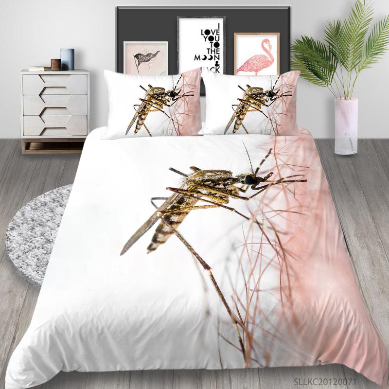 Duvet Cover Washed Breathable Home Bedding Set Microfiber Children Teen King Double Size Highly Quality Misquito Quilt Cover