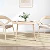 vidaXL Tischplatte 100x50x2,5 cm Massivholz Kiefer Oval