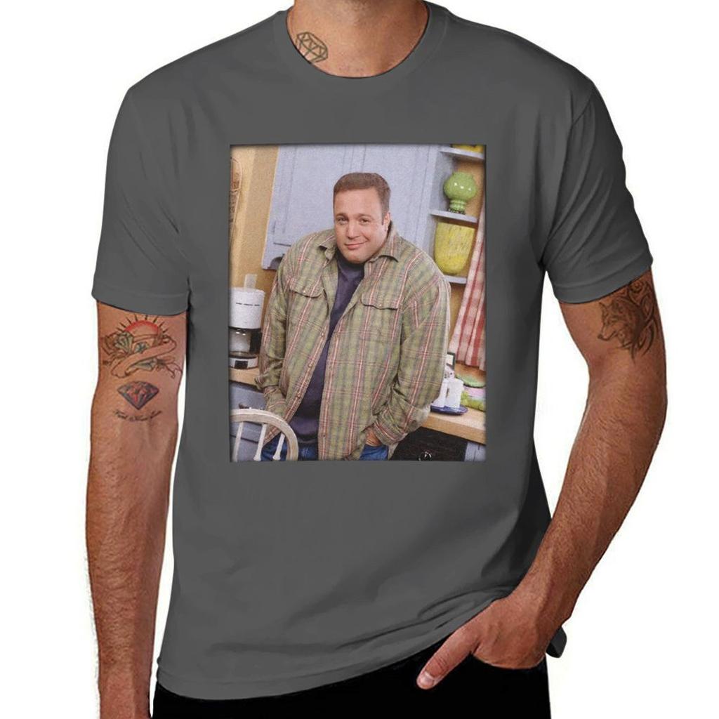 Kevin James King Of Queens Tshirt Standard Fit Solid Tee Shirt