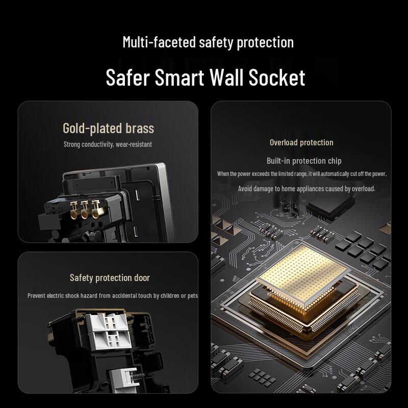 Умная настенная розетка Xiaomi Pro