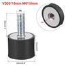 1Pcs New M4 M5 M6 M8 Rubber Shock Absorber Male Thread VD Type Damper Mount Anti-vibration Bobbin Mount Isolator For Boat Car