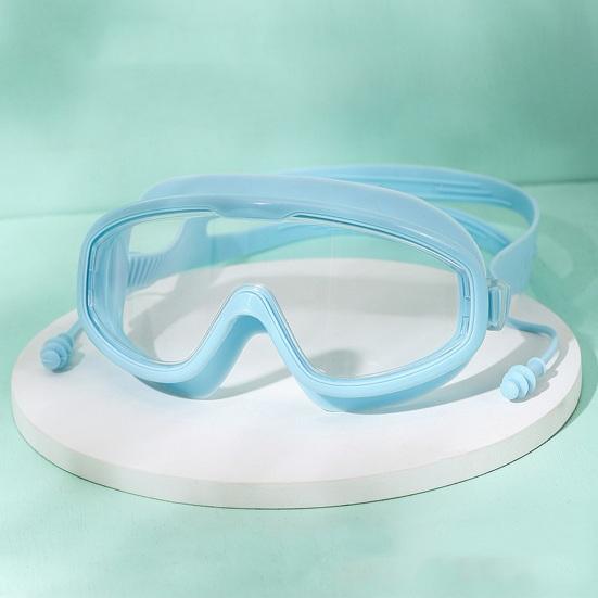 Очки для плавания с защитой от запотевания, регулируемые оптические линзы, высокая четкость, водонепроницаемые, с большой оправой