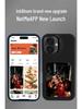 Чехол для телефона с E-ink экраном и подставкой для iPhone 17, кожаная текстура, DIY цвета, NFC-трансляция, защита от падений