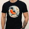 Футболка мужская Галка Птица Мотив Хлопок Размер от S до 5XL