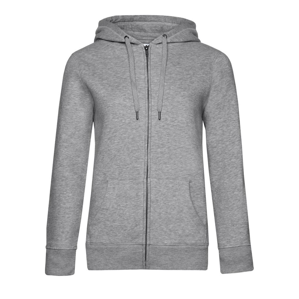 B&C Womens/Ladies Queen Zipped Hoodie