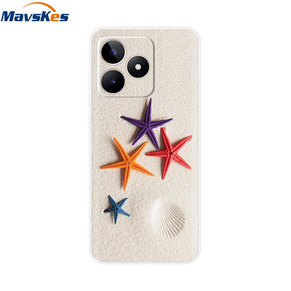 For OPPO Realme C53 C 53 Case Cover Clear Soft Silicone TPU Phone Case Coque For Realme C53 realmeC53 Back Cover Fundas Bumper