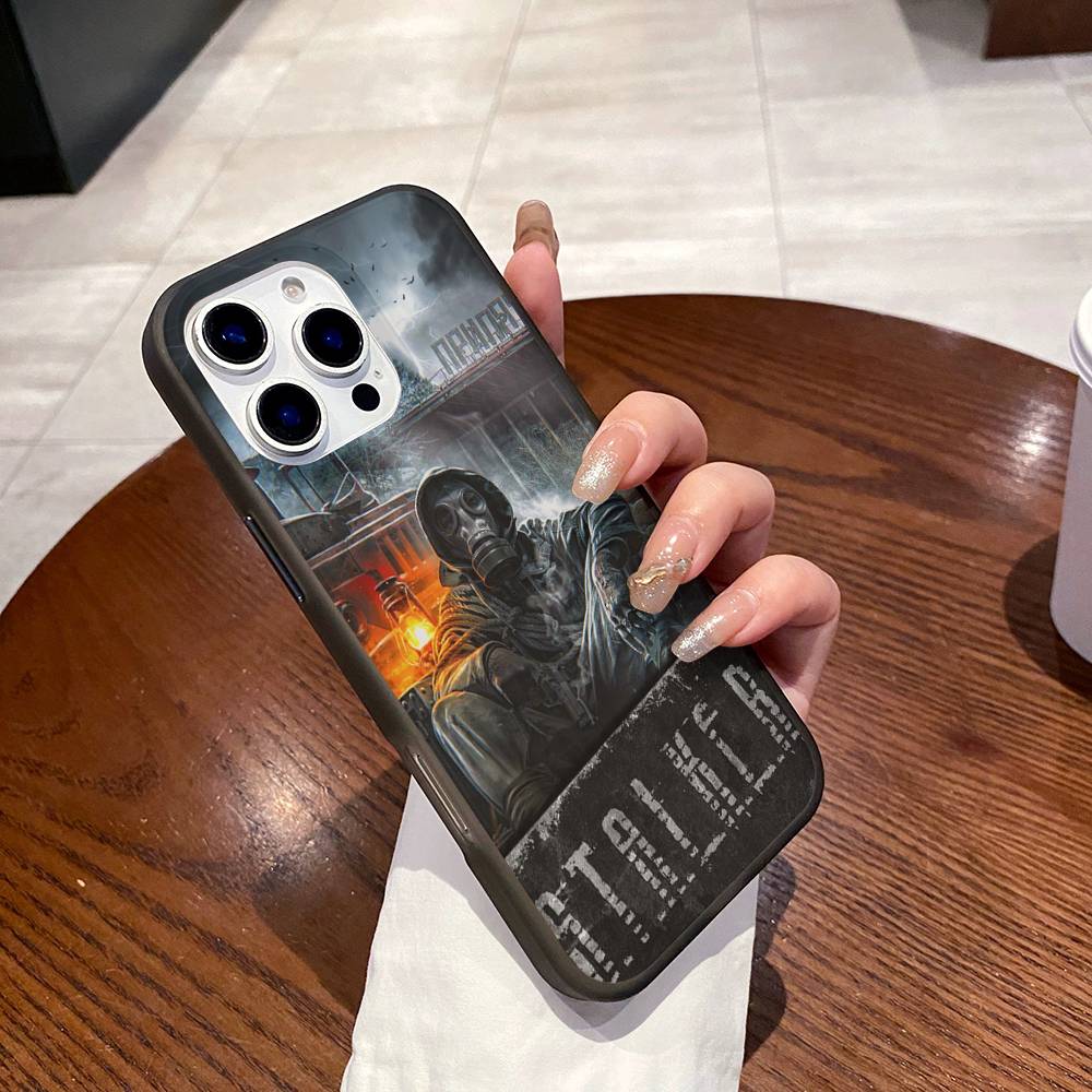 Постапокалиптическая игра Metro 2033 для iPhone 16 15 14 13 12 11 17 Pro Max Plus Волна Гофрированный чехол для телефона Противоударная крышка