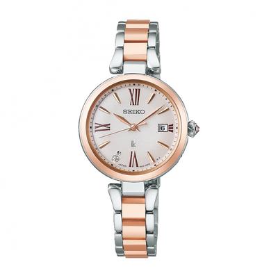 [Часы Seiko] Rukia Grow SSQW082 женские, серебро + розовое золото
