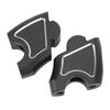 2PCS Handlebar Riser CNC Aluminum Alloy Replacement for Benelli TRK502X 502C TNT250 TNT300 Black with White Strip