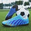 Low-Top Leather Youth Training Football Shoes - Short Spike Design