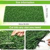 Rectangular Artificial Grass Table Runner Green Desktop Decorative Runner  Football Parties