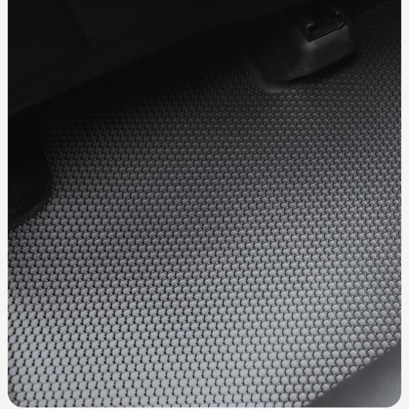 For Tesla Model Y Juniper 2025 TPE Honeycomb Plane Floor Mats Waterproof Luggage Mat Wear-resistant Trunk Foot Mats Accessories