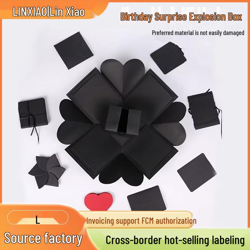 DIY 3D Коробка-сюрприз «Взрыв» - Ручной фотоальбом для пары на День Рождения и Фестиваль Циси