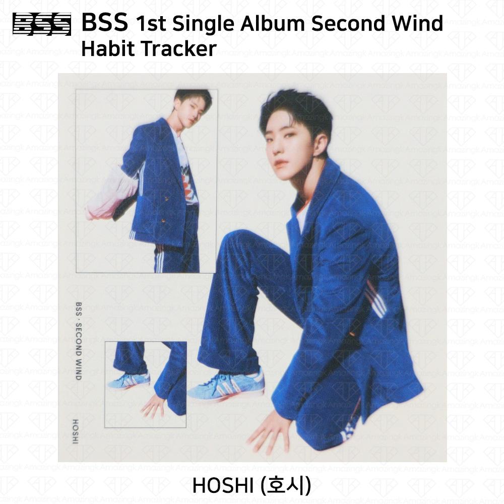BSS of SEVENTEEN 1st Single Second Wind Фотокарта Трекер привычек BSS Card KPOP