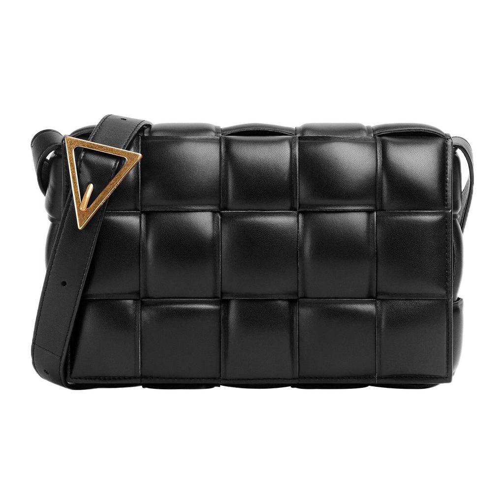 Bottega Veneta Padded Cassette Bag Black/Gold Women Shoulder_bags 591970-VCQR1-8425