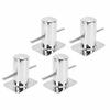 4PCS Cross Bit Bollard 316 Stainless Steel Boat Post Cross Deck Single Cross Bollard Mooring Cleat Bitt for Marine Yacht