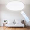 Energy-Saving, Eye-Friendly LED Ceiling Light, 33W (38W), for 6-8 Tatami Mats (approx. 12 Sq Ft), Dimmable, Color-Adjustable, 4000lm, Daylight, Warm