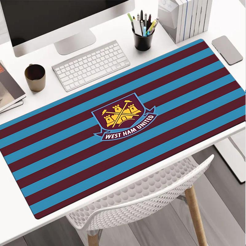 West Ham United Crest Mouse pad Mouse pad, Gaming Mouse Pad, keyboard pad, Desk Decor for computer notebook Fan Gift Birthday Gift