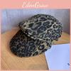 Trendy Leopard Retro Print Flat Cap Windproof Warm Travel Features Casual Looks