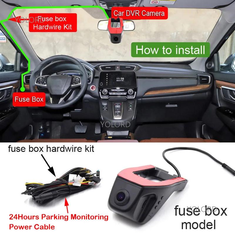 Двойной передний видеорегистратор ACC 1080P WIFI CAR DVR Скрытый видеорегистратор для Android-мультимедийного проигрывателя с большим экраном навигации