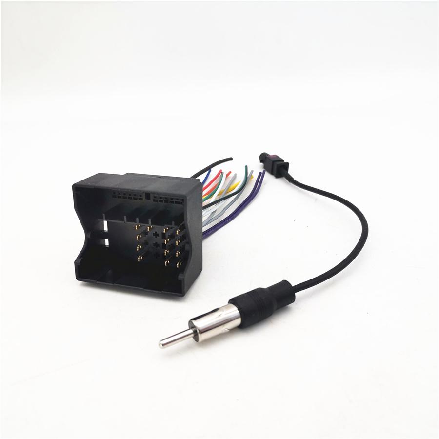 Для BMW 3 серии 06-13 Стерео Головное устройство Кабель питания Жгут проводов + Комплект антенны