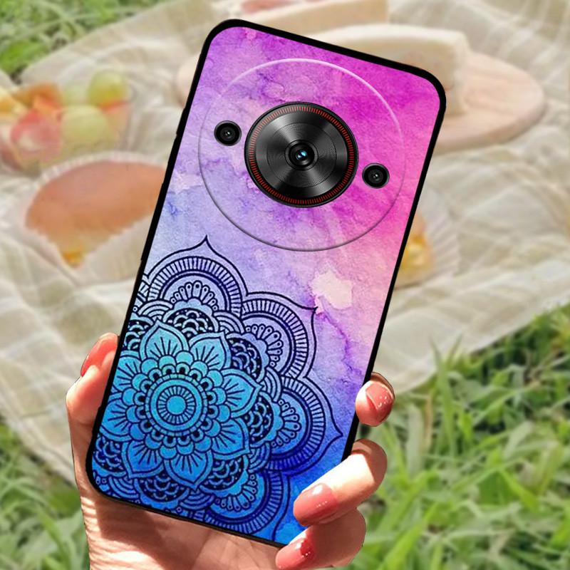 Чехол-бампер для ZTE Nubia Focus 5G, силиконовый, мягкий, с рисунком мрамора, черный, защитный