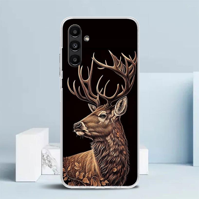Deer Hunting Camo Phone Case For Samsung Galaxy A17 A37 A57 A16 A15 A14 A13 A56 A55 A54 A53 A36 A35 A34 A33 A26 A25 A24 A23 Gala