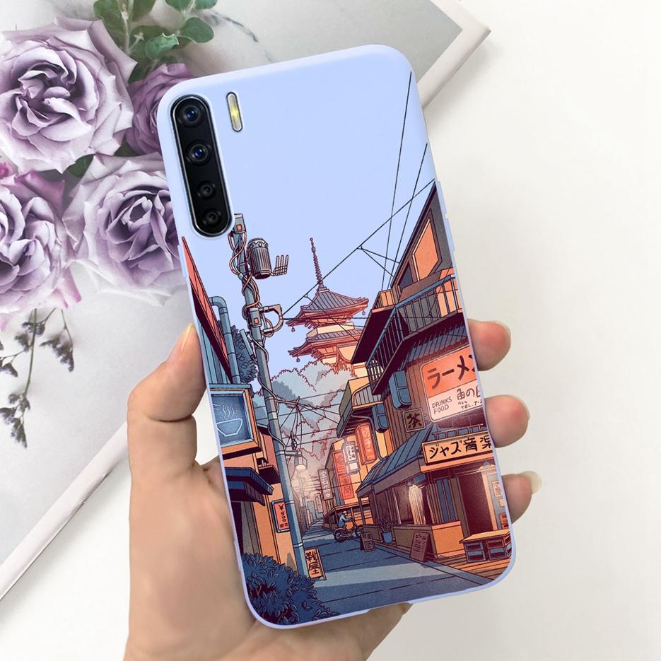For Oppo A91 Case Oppo Reno3 CPH2043 Cute Astronauts Cartoon Cover Soft TPU Phone Case For Oppo F15 Reno 3 OppoA91 Fundas Bumper