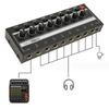 6.35mm Stereo Headphone Amplifier 1/4" TRS Input/Output Audio Mixer  Studio Recording