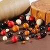 20-100PCS Fashion Wooden Beads Round Loose Spacer Wood Beads For Jewelry Making Bracelet Necklace Accessories DIY Crafts