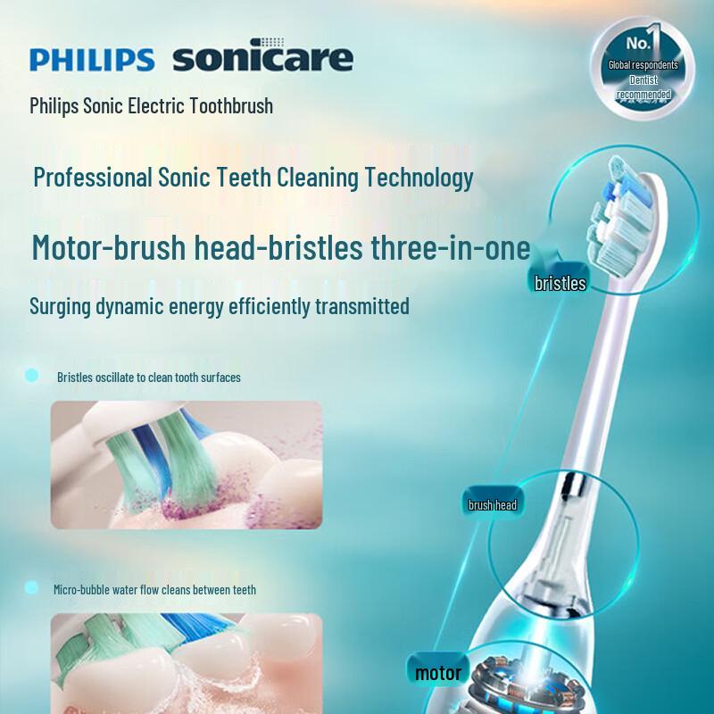 Philips Звуковая электрическая зубная щетка DiamondClean 1 серии, вилка CN (адаптер в комплекте)