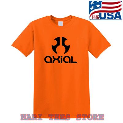 Оранжевая унисекс футболка Axial RC с дистанционным управлением, размеры от S до 5XL