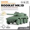 SSMODEL 1/200 Набор военной модели Британский легкий танк ROOIKAT MK.1D