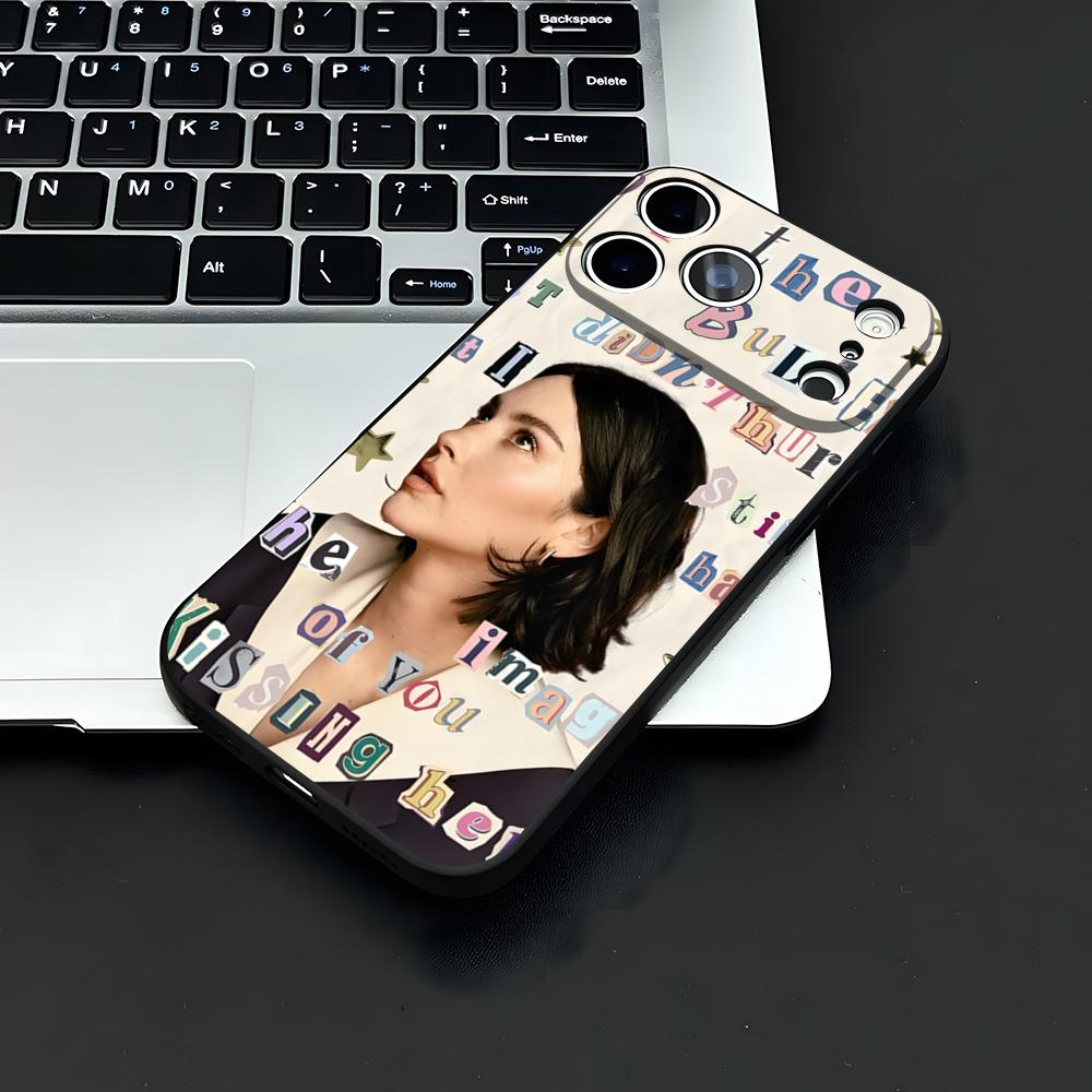 Чехол для телефона певицы G-Gracie Abrams Для IPhone 17 Air 16 E Pro Max 15 14 13 Mini 12 Pro 11 Max Plus Черный Мягкий