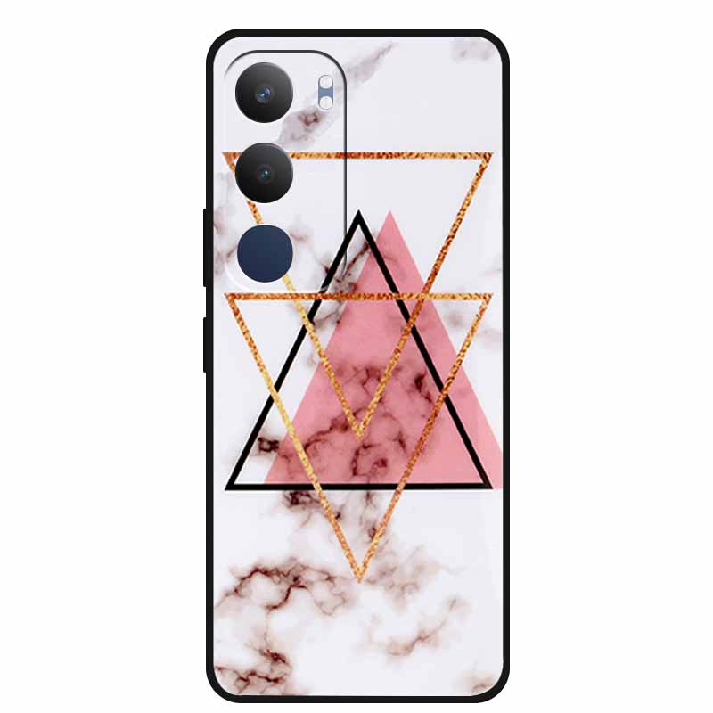 Для Vivo Y19s Pro 4G Чехол Роскошный Градиентный Цвет Мраморный Рисунок Мягкий Силиконовый Чехол для Телефона для Vivo Y19s Y 19s Pro 4G 6.68" Fundas