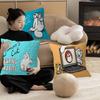 S-Simons C-Cat Pillowcase Toon Gift Cushion Cover Bedroom Home Sofa Chair Seat Decor Pillow Case