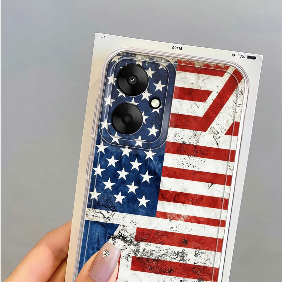 Soft Phone Cover Case for Xiaomi Poco X3 NFC X3 Pro National Flag Pattern