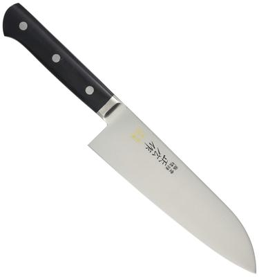 Нож Santoku Masahiro из стали MV 14823 Hon-yaki (Обоюдоострый) 17.5cm